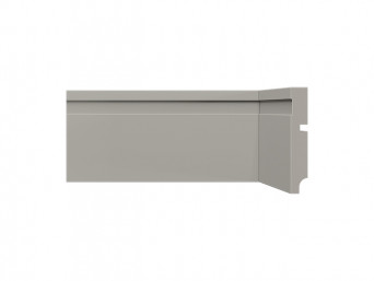 Rodapé em tons de cinza