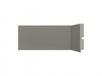 Rodapé em tons de cinza